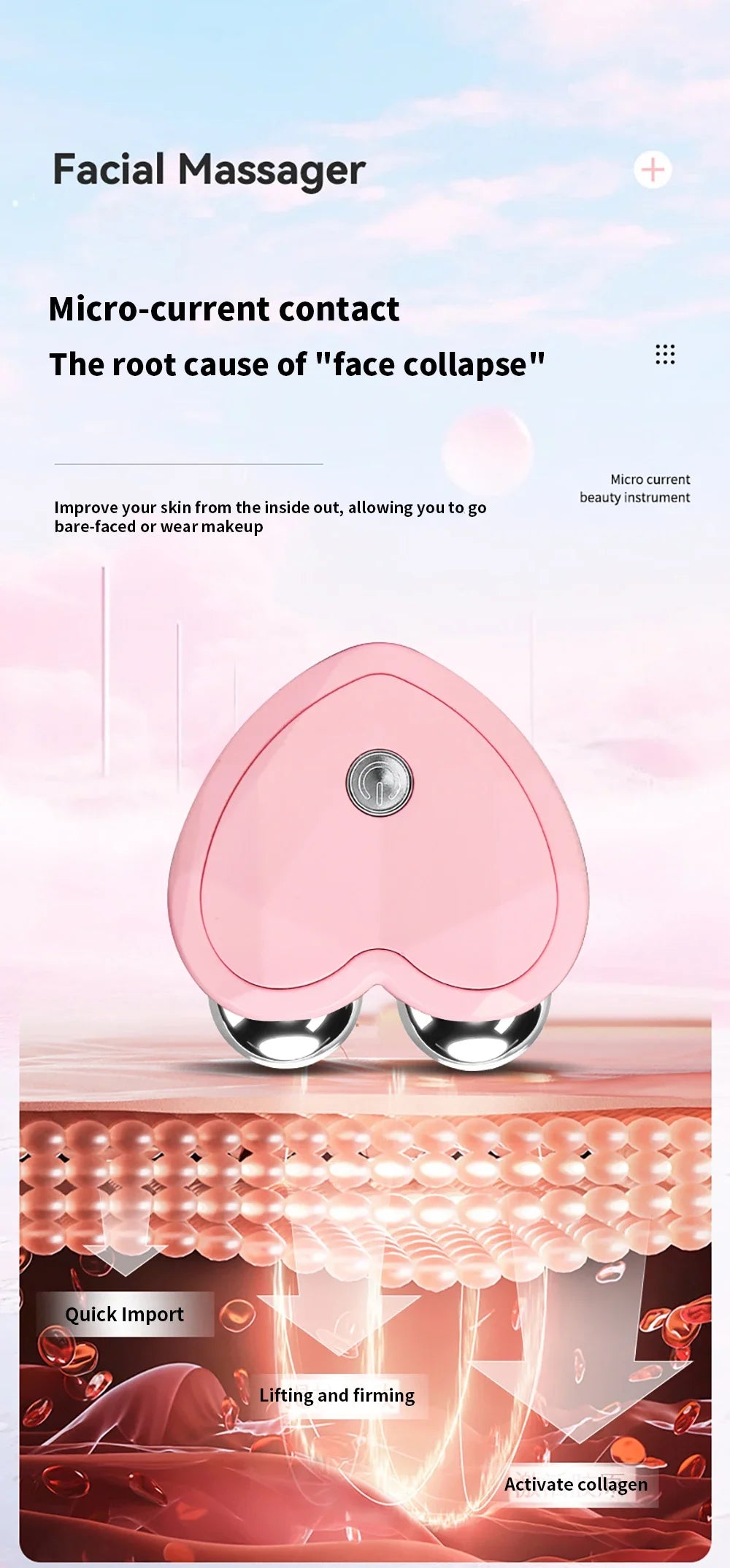 Machine de Lifting du visage, masseur Facial
