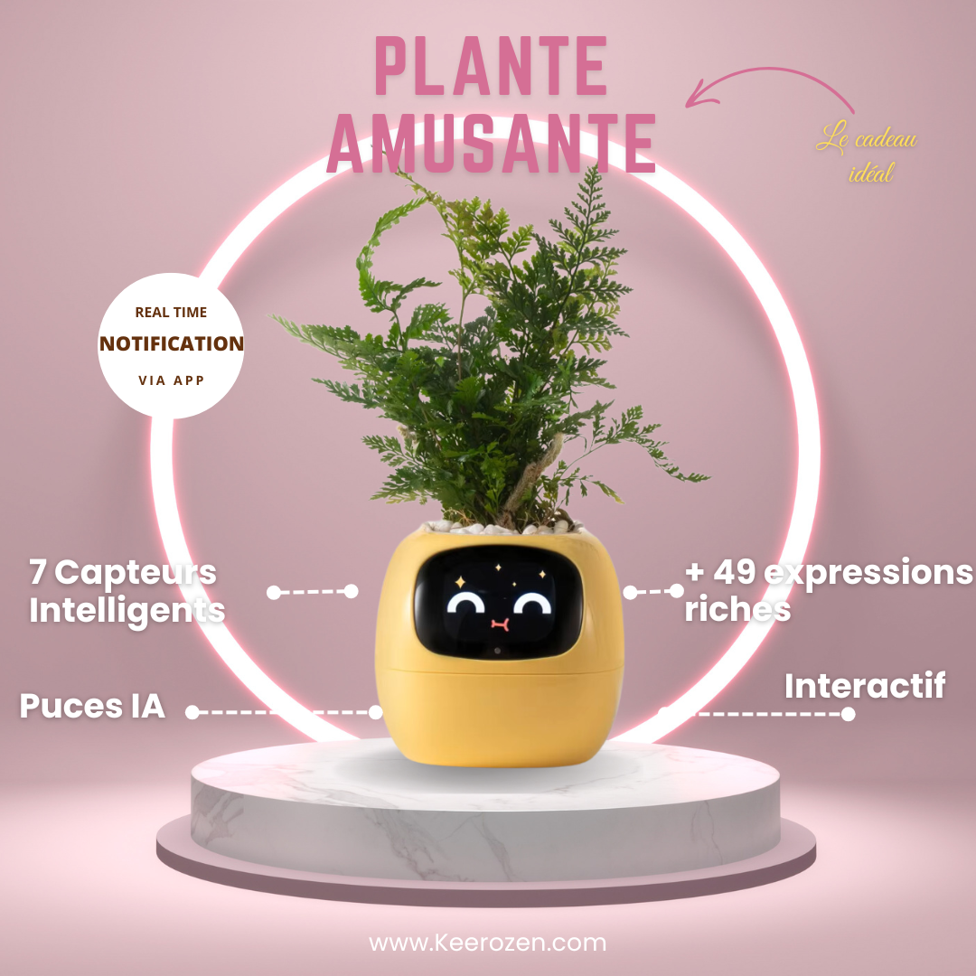 Smart planter for fun and connected plants