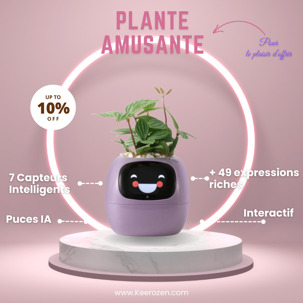 Smart planter for fun and connected plants