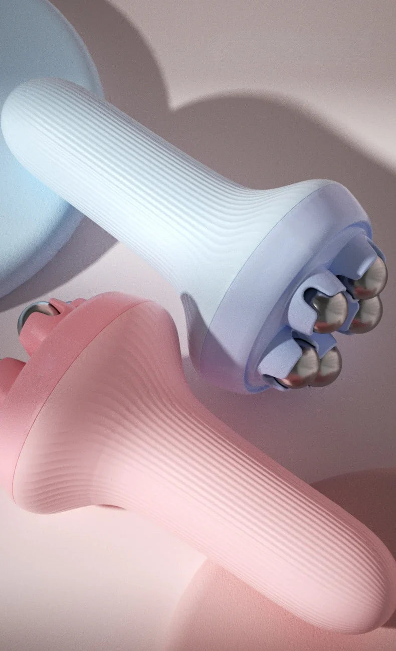 360 Degree Stainless Steel Manual Massager for Face and Body