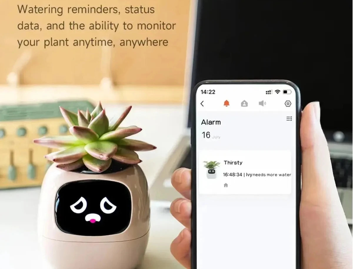 Smart planter for fun and connected plants