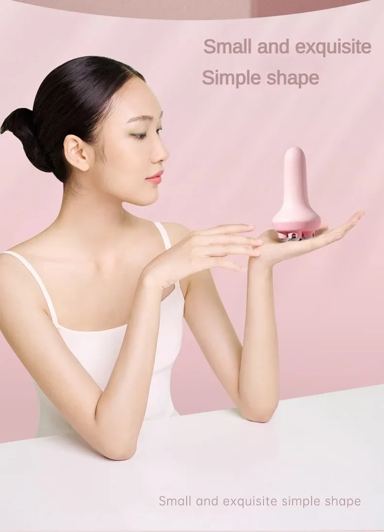 360 Degree Stainless Steel Manual Massager for Face and Body