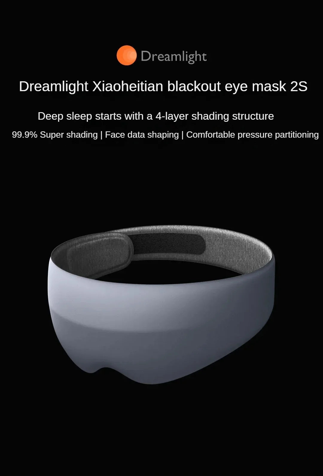 Relaxing sleep mask