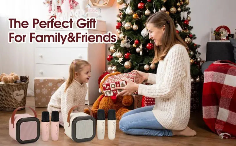 Karaoke, Portable Bluetooth Speaker with Lights 