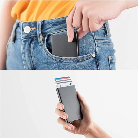 RFID Anti-Theft Quality Stainless Steel Credit Card Holder