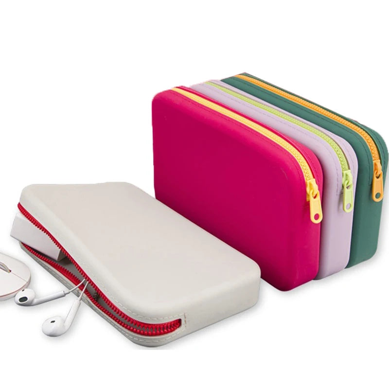 Silicone Cosmetic Storage Bag Large Capacity Waterproof