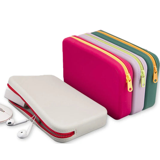 Silicone Cosmetic Storage Bag Large Capacity Waterproof