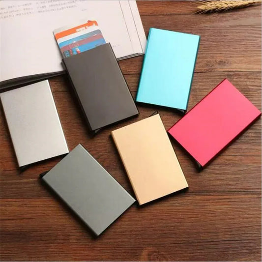 RFID Anti-Theft Quality Stainless Steel Credit Card Holder