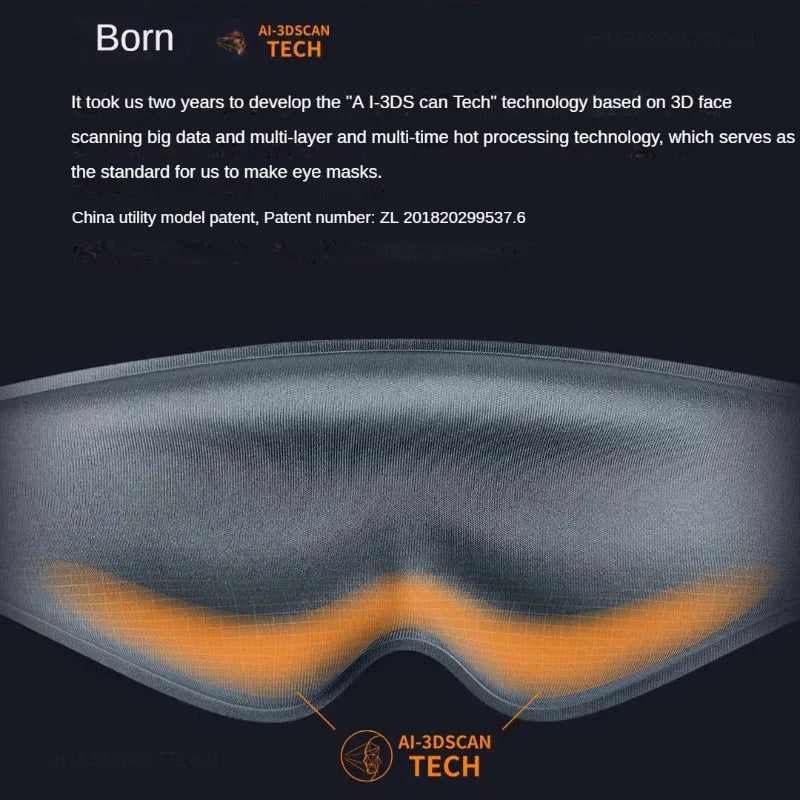 Relaxing sleep mask