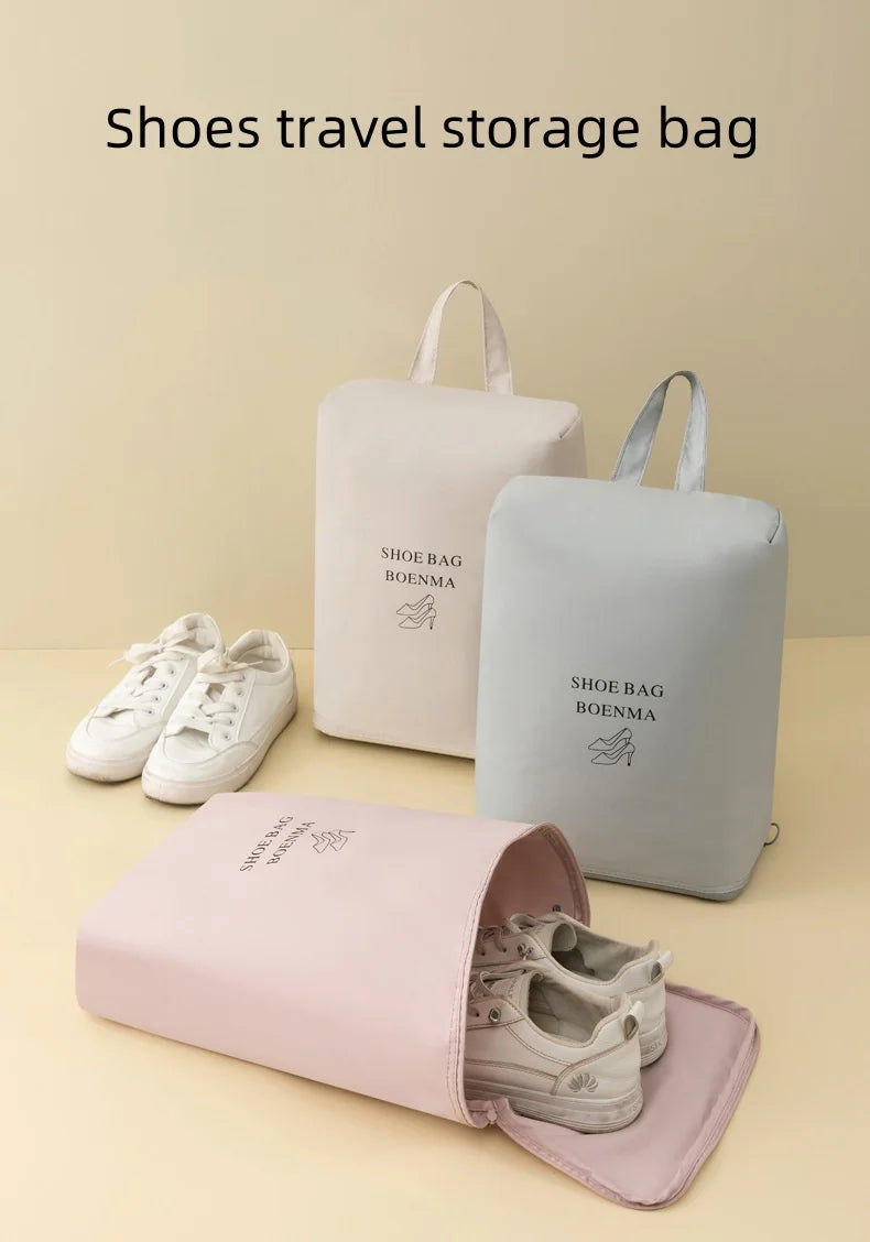 Shoe storage bag for travel