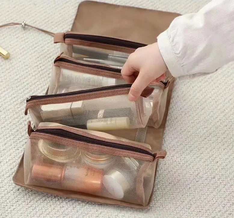 Very practical 4 in 1 makeup bag!