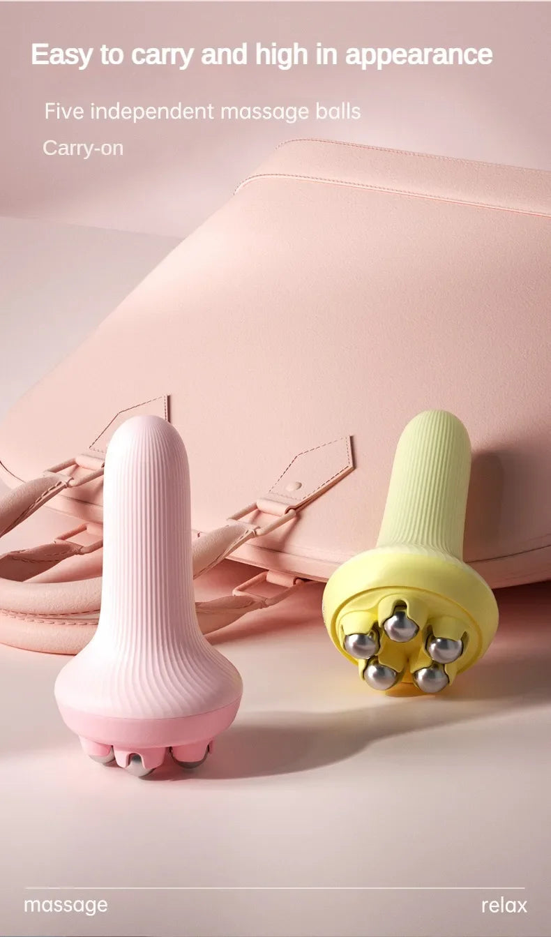 360 Degree Stainless Steel Manual Massager for Face and Body