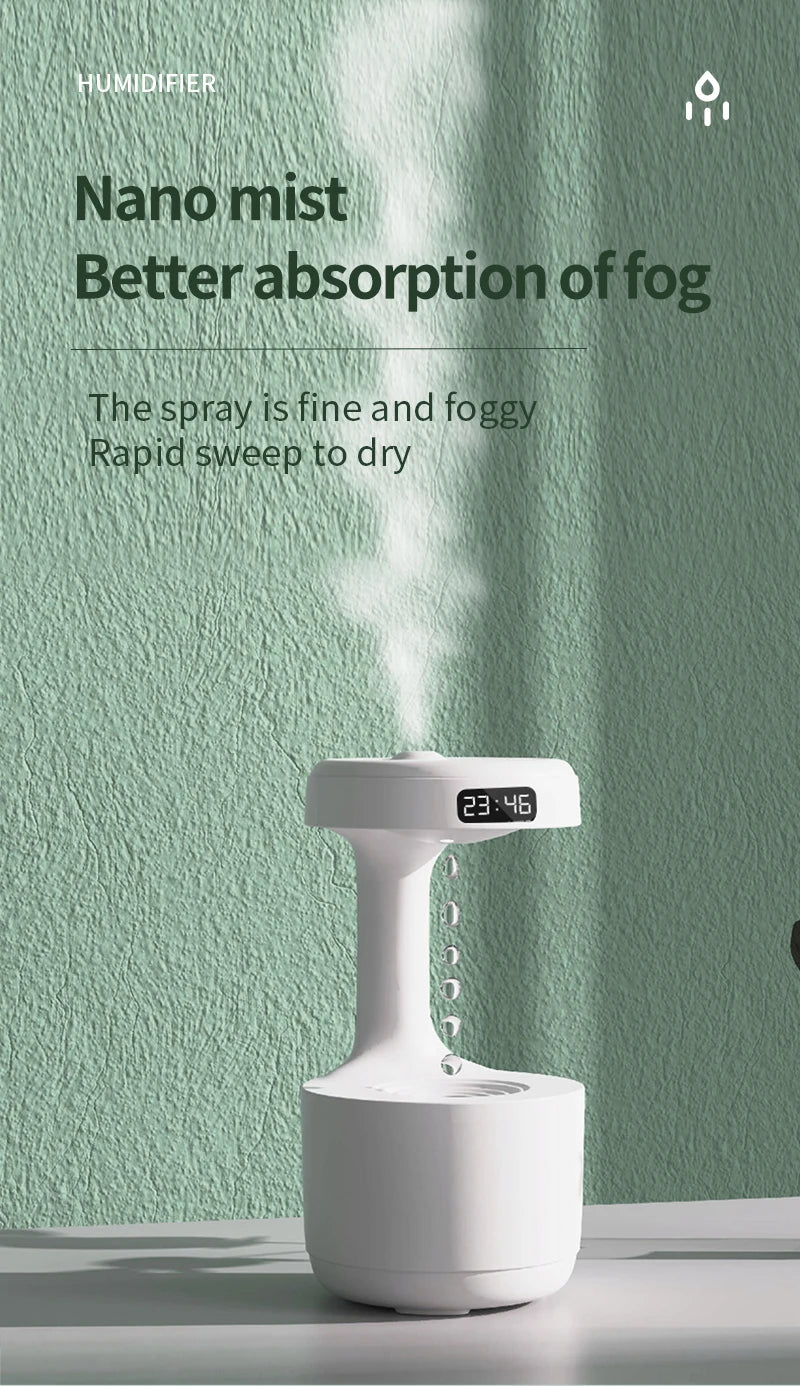Antigravity Air Humidifier, with LED Display (New)