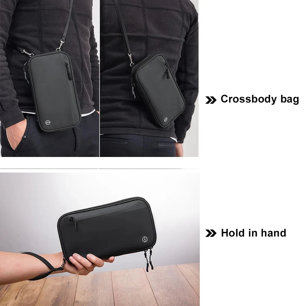 RFID Wallet, Passport and Bank Card Holder Crossbody Bag