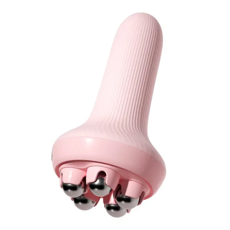 360 Degree Stainless Steel Manual Massager for Face and Body