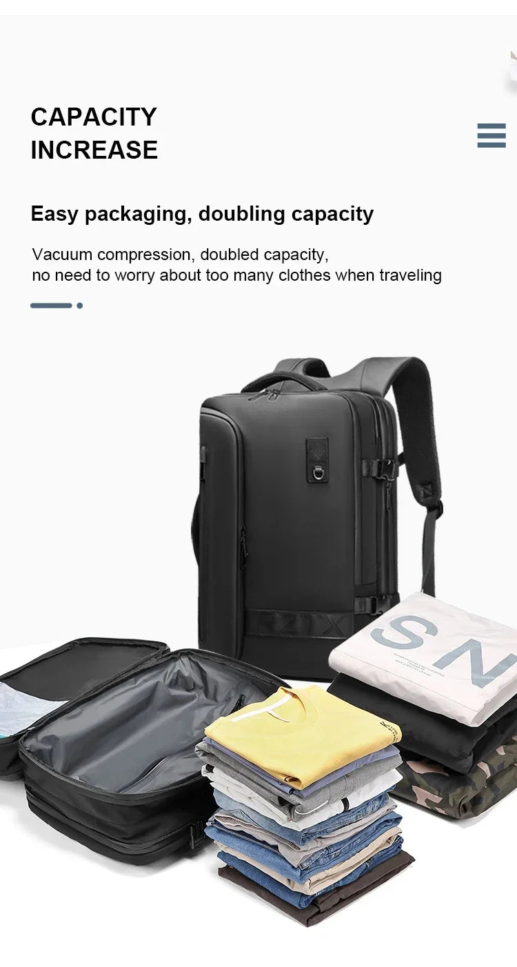 The Revolutionary Travel Backpack: Compress, Organize, Travel!