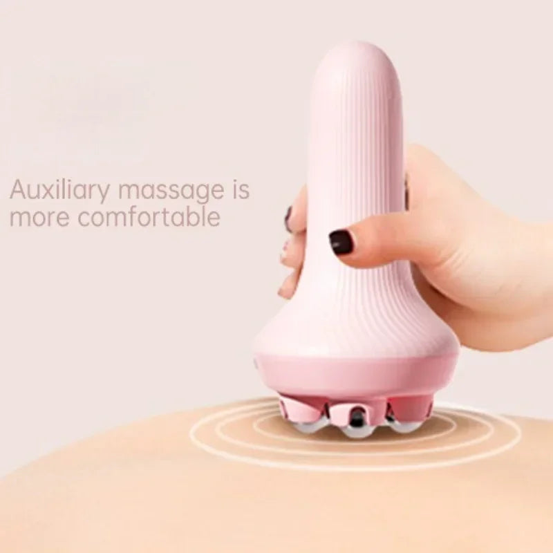 360 Degree Stainless Steel Manual Massager for Face and Body