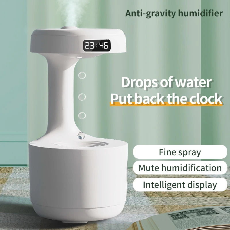 Humidificateur d'air Antigravité, avec affichage LED (nouveauté)