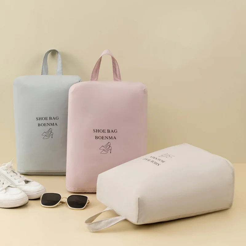 Shoe storage bag for travel