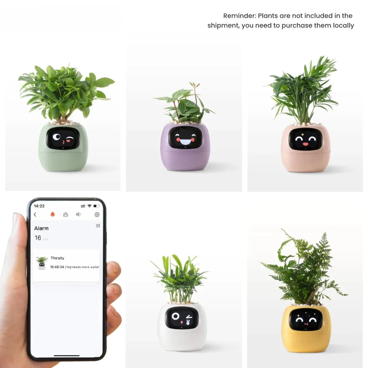 Smart planter for fun and connected plants