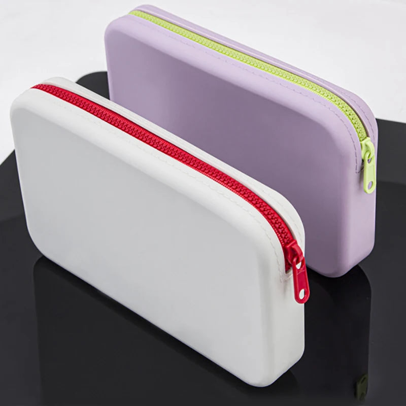 Silicone Cosmetic Storage Bag Large Capacity Waterproof
