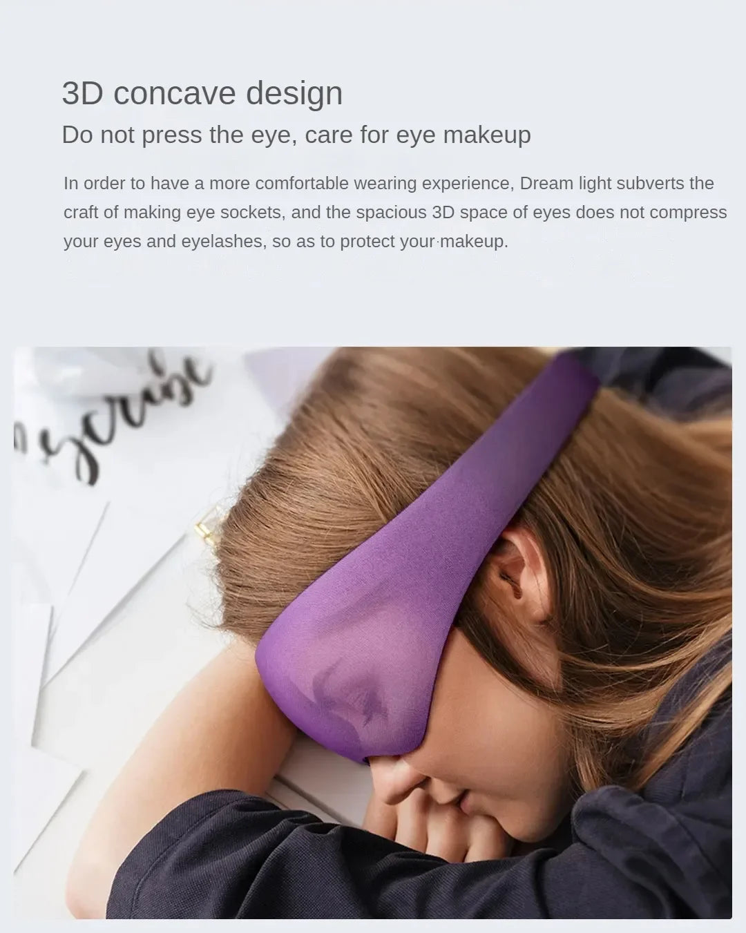 Relaxing sleep mask
