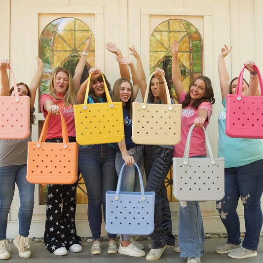 Waterproof, colorful, strong and durable rubber beach bag