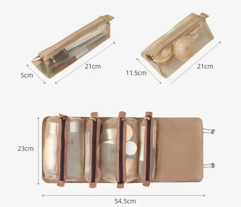 Very practical 4 in 1 makeup bag!