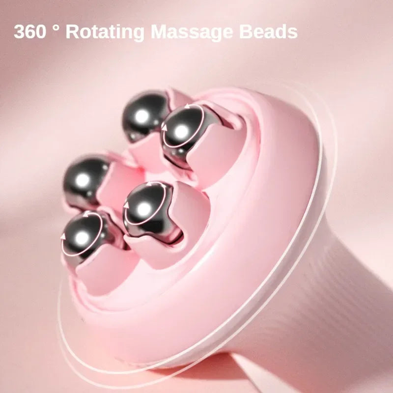 360 Degree Stainless Steel Manual Massager for Face and Body