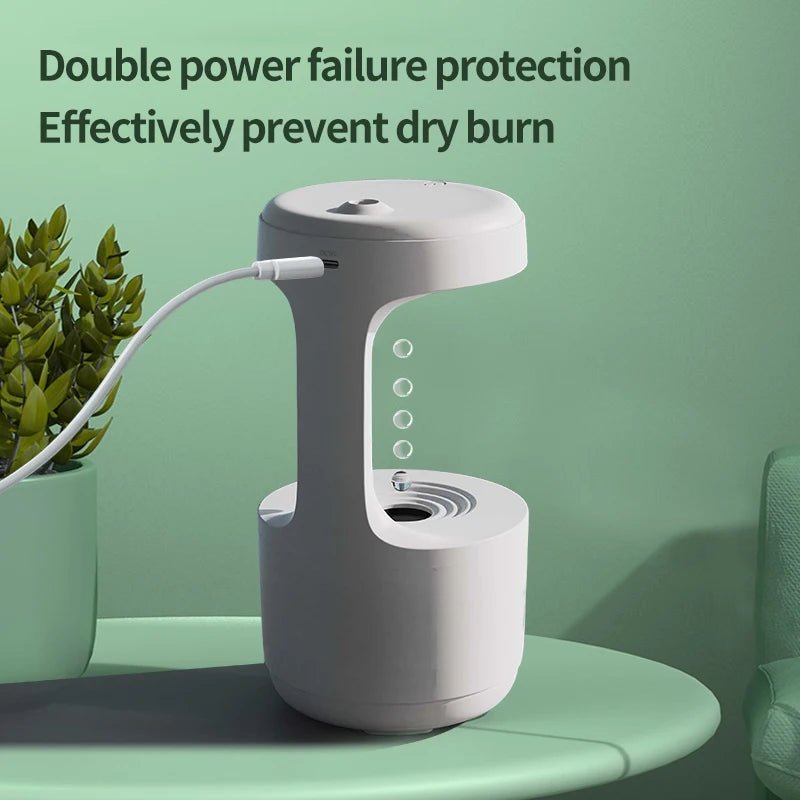 Humidificateur d'air Antigravité, avec affichage LED (nouveauté)