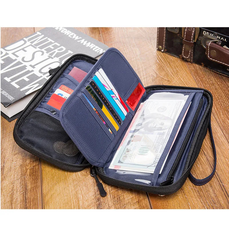 Portefeuille RFID, Sac à bandoulière pour passeports et cartes bancaires