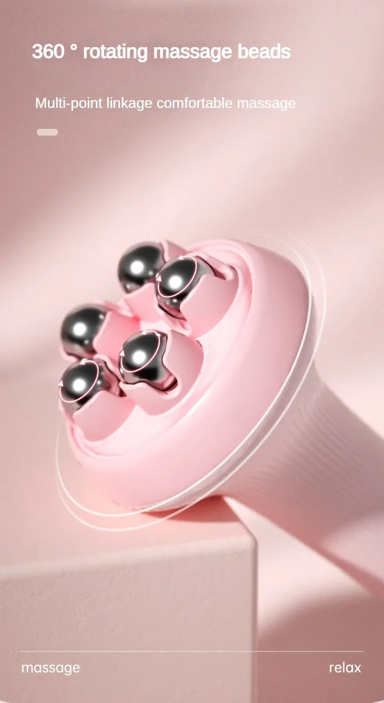 360 Degree Stainless Steel Manual Massager for Face and Body