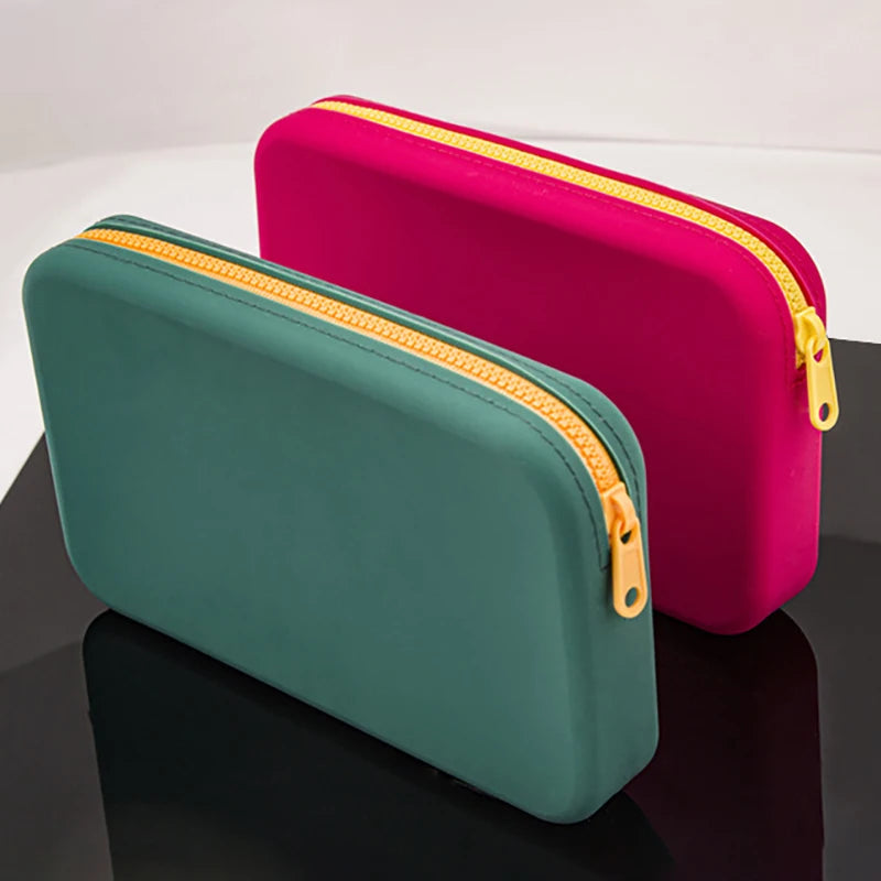 Silicone Cosmetic Storage Bag Large Capacity Waterproof