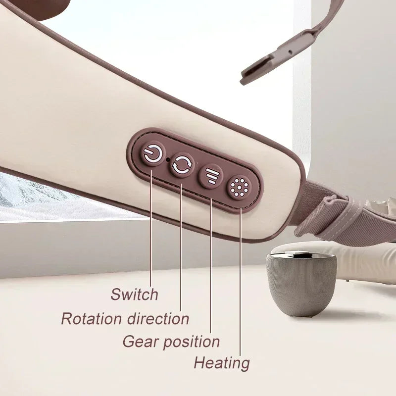 Neck and Shoulder Massager, Deep Tissue Massager with Heat
