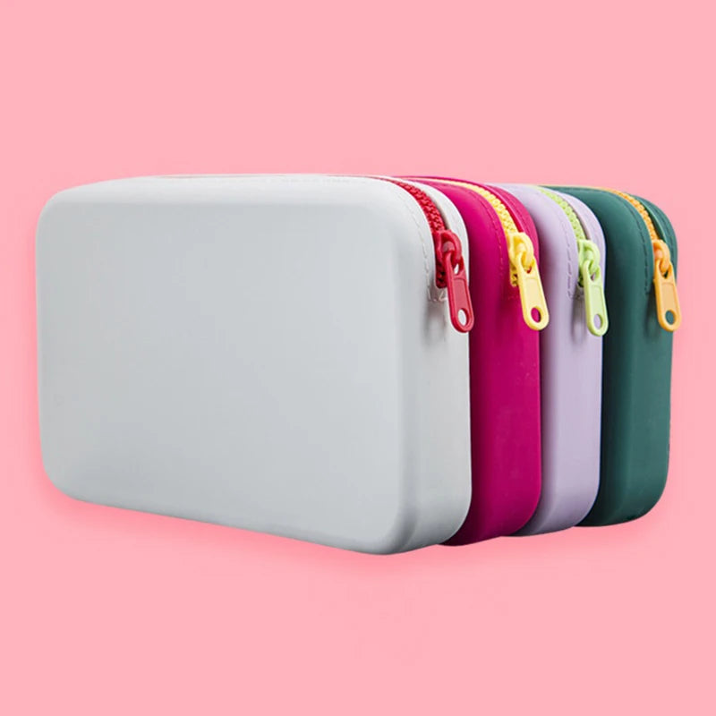 Silicone Cosmetic Storage Bag Large Capacity Waterproof